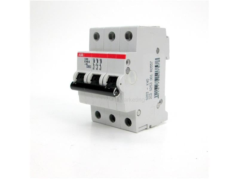 ABB S203-K40 40A, 480Y/277V, 6 kAIC, B-Curve, UL 1077 CB