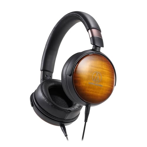 Audio-Technica ATH-WP900 Over-Ear High-Resolution Headphones, Flame Maple/Black by Audio-Technica - Used condition - US$539.95