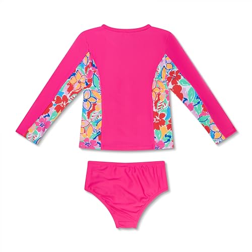 Speedo girls Uv Swim Shirt Long Sleeve Rashguard Set3