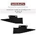 LitMiRaCle Side Skirt Rocker Winglet & Rear Side Splitters Compatible with Ford Mustang 2015+, Car Body Plastic Side Skirt Diffuser 2PCS