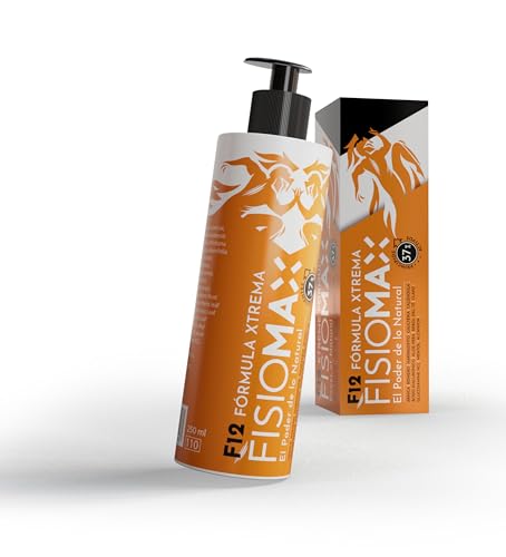 Fisiomax F12 - Crema Muscular Recuperadora Efecto Frío - Para Piernas Cansadas y Articulaciones - Con Árnica y Harpagofito - 250ml