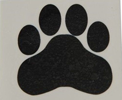 Black Paw Print Temporary Tattoos (144)