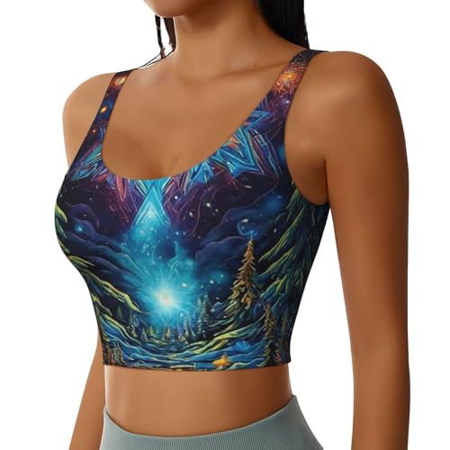 Women's Comfortable Sports Bras U-Shaped Back Athletic Shirts Shirts for Workout2