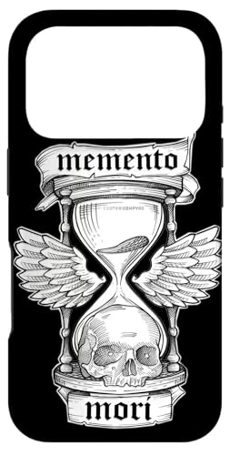 Memento Mori Skull �����v�̗� �X�}�z�P�[�X iPhone 17 Pro �p