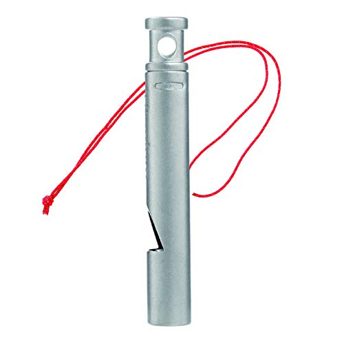 IUYTRE Pure Titanium Whistle with Cord Outdoor Camping Hiking High Frequency Emergency Whistle