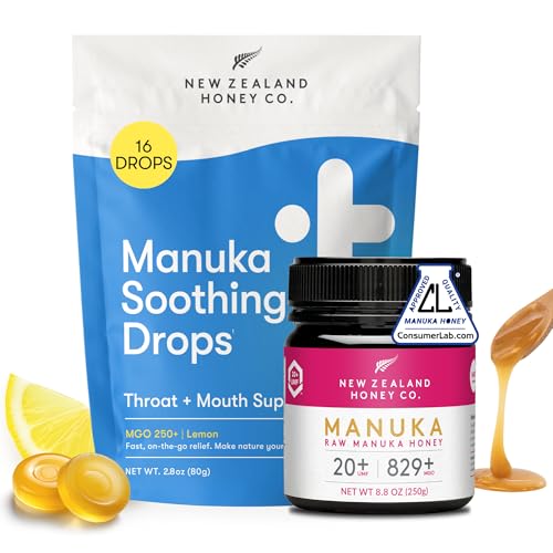 Manuka Honey UMF 20+ MGO 829+ y Pastillas MGO 263+ miniatura 1