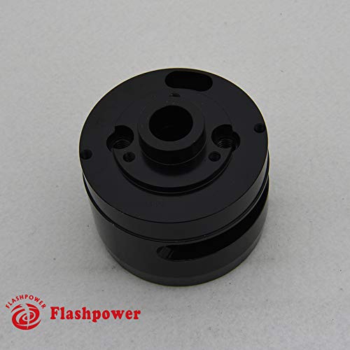Flashpower 6 hole Steering Wheel Hub Adapter Boss Kit Black Compatible with Buick Cadillac Corvette Oldsmobile 1984-1989