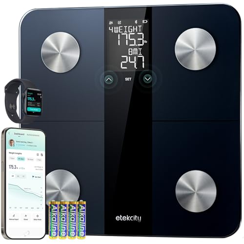 Etekcity Smart Scale for Body Weight, Bathroom Digital Scale with...