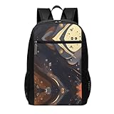 Denmark Danish FlagBackpack - Mochila para portátil de 17 pulgadas, adecuada para viajes o trabajo, Medio oscuro, Talla única