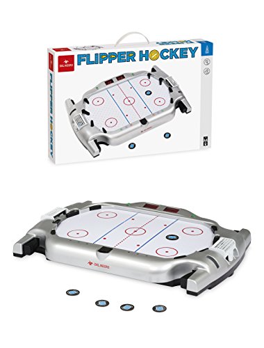 Dal Negro-DAL Flipper Hockey - Juego de Mesa de Juguete 323, Multicolor, 8001097538997