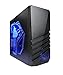 Apevia X-PIONEER-WHT ATX Mid Tower Gaming Case w/ Blue Tinted Side Window, 1 x 120mm Blue LED Fan(Can Install up to 6 Fans), Top 2 x USB3.0 + 2 x HD Audio Ports, Fits Video Card up to 13" - White