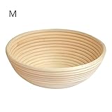 [page_title]-Sumshy Gärkörbchen klein rund, Ø 18 cm, Höhe 9 cm, Garkörbchen für Brot 500g [ Hergestellt aus 100% handgefertigtem Natur-Rattan-Rohr & ohne Bleichprozess ]