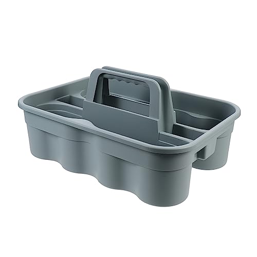 KAILIKETIY 1 Pieza cesta de limpieza plegable pequeñas cestas de almacenamiento de mimbre limpieza interna canasta de ratán cesta de varios compartimentos el plastico Grey
