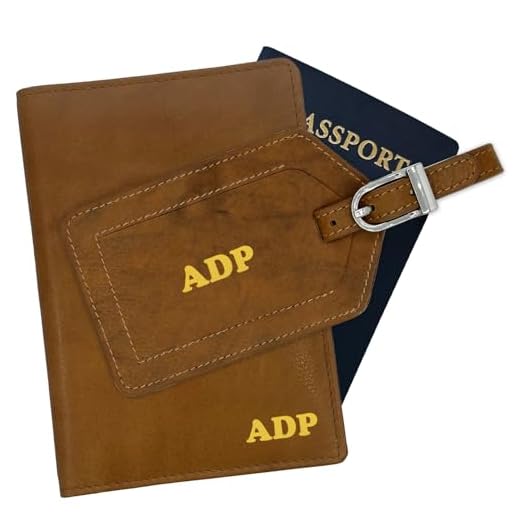 How to track luggage in-flight Personalized Antique Leather Passport Wallet