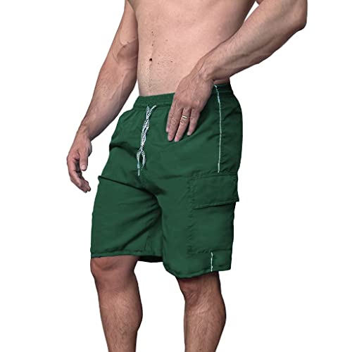 Kit 3 Bermudas Tactel Masculina Cargo Academia Corrida Musculação 3 Bolsos cor:Variadas;tamanho:GG