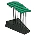 Bondhus 33034 Set of 8 Star T-handles, Graduated Lengths, sizes T9-T40