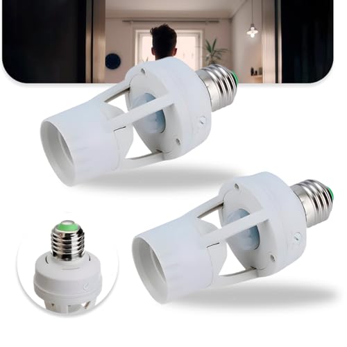 Kit 2 Soquete Sensor De Presença Lâmpada Bocal E27 110V/220V