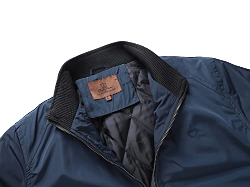 sandbank Men's Casual Varsity Jacket Fall Slim Fit Lightweight Outwear Sportswear Bomber Jacket Coat3