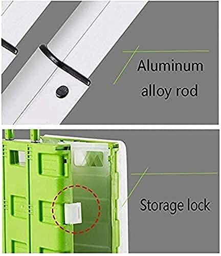 COUYY Einkaufstrolley, zusammenklappbar, verstaubar, leicht, robust, multifunktional, L – Bild 6