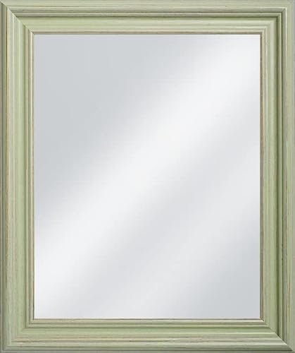 Frame Company Campbell Rustic Green Pine Mirror 24x20 inch
