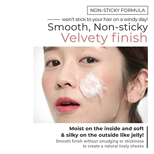 A'pieu Juicy-Pang Jelly Blusher (Be02) - Velvety Finish - Easy Blending Blusher - Delicate Look - K-Beauty #TOP5