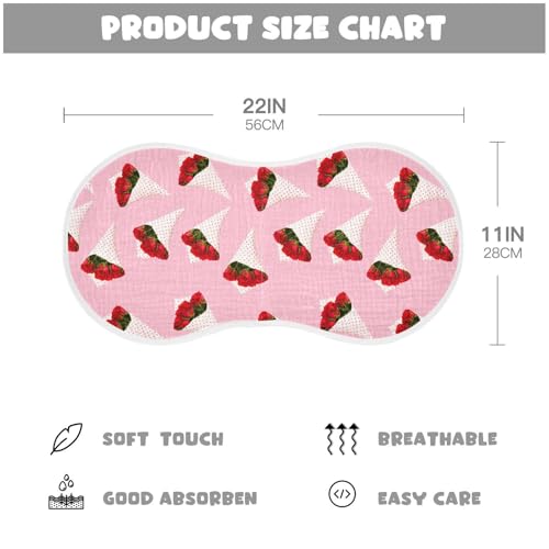 Rose Bouquet Paper Baby Burp Cloths Burp Clothes Rags Muslin Burp Cloths Soft Burping Cloths for Babies Burp Cloth Bib Baby Washcloths for 22x11IN Baby Boy Girl Essentials,2 Pack3