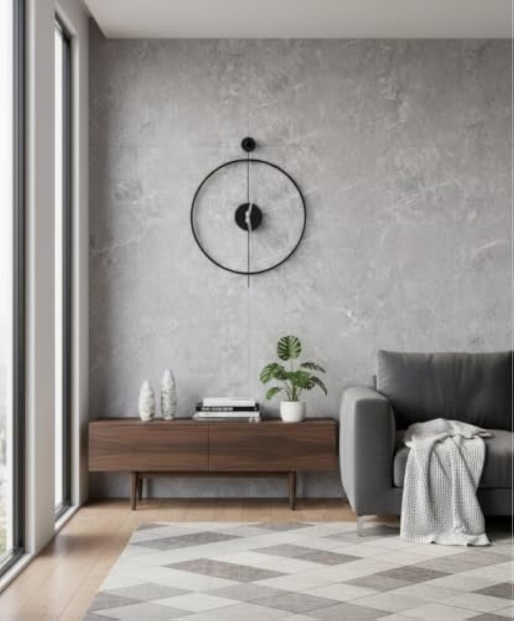 Nutts Metal Wall Clock for Home Decor