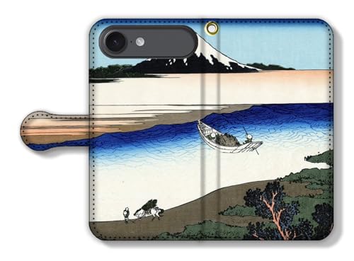 手帳型 iPhone17 Air互換 スマホケース 【世界の名画】 葛飾北斎 ☆浮世絵☆ 富嶽三十六景 富士山 山 冨嶽 アート 絵画 芸術 日本 和 和風 (武州玉川)