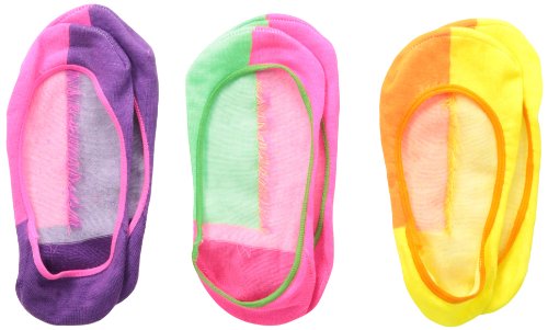Jefferies Socks Girls 2-6X Split Footie Socks 3 Pair Pack
