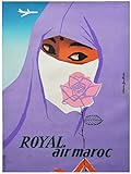  Générique Royal air Maroc Affiche Poster-Format Size 50X70 cm-Papier Luxe 300 g-Tous formats et Supports possibles Nous Consulter (affichevintage.FR)