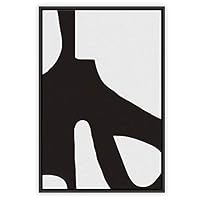 Framed Canvas Wall Art Abstract Color Block Canvas Prints Home Artwork Decoration for Living Room,Bedroom - 16x24 inches
