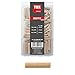 TOX Holzdübel Sortiment Boltfix wood 100x 6x30 mm, 50x 8x40 mm, 40x 10x40 mm, Riffeldübel aus massiver Buche, 190 tlg., 094900100