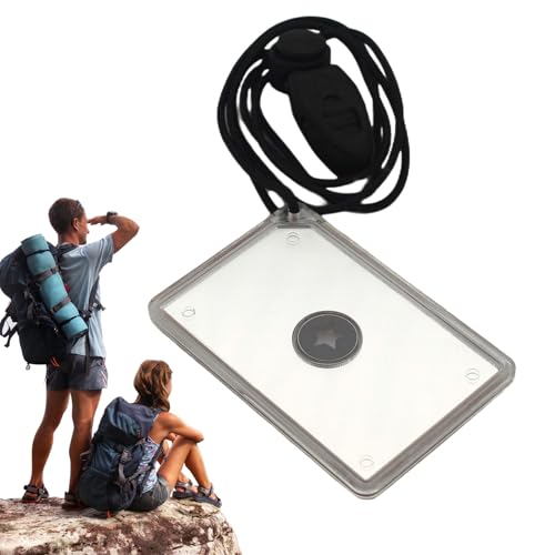 Miroir de Survie Réfléchissant - Outil de Signalisation Portable pour Camping, Randonnée et Activités en Extérieur