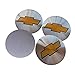 yunming YM-C 4pcs 56.5mm Emblem Badge Decals Wheel Hub Caps Centre Cover Sticker for Chevrolet Cruze Silverado Volt Malibu Epica Aveo SAIL Captiva Camaro (Silver)