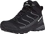 SCARPA Men's Maverick Mid GTX Waterproof Gore-Tex Lightweight Boots for Backpacking and Hiking - Black/Grey - 9