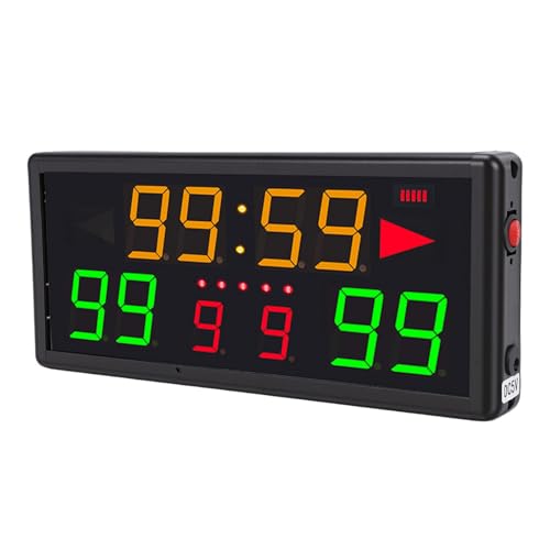 Marcador electrónico inalámbrico para baloncesto y deportes miniatura 4