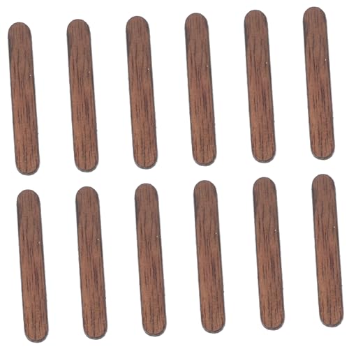 TOGEVAL 12piezas Reloj Pared Diy Marcador Madera Barra Vertical Pintar Dibujar