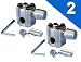 (2 Pack) BPV-31 Bullet 3-in-1 Line Tap Piercing Valve Access for Air Conditioners HVAC 1/4", 5/16" and 3/8" Tubing