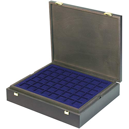 Estuche Carus de madera LINDNER para monedas con 4 tableros premium 2