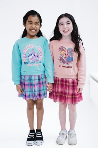 Harry Potter Girls Fleece Flannel Oversized Dress Toddler to Big Kid Sizes (4T - 14-16)3