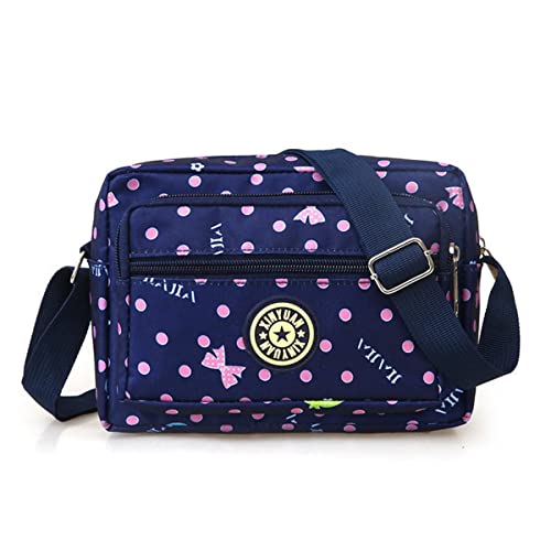 Image of MOMISY Women Mobile Messenger cellphone Bag Ladies Nylon Shoulder Cross Body Long Strap for College, Outing, Travelling, Work