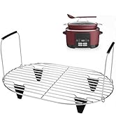 Roast and Steamer Rack Compatible with Ninja Foodi Possible Cooker Pro 8.5Qt MC1000, MC1001, MC10...