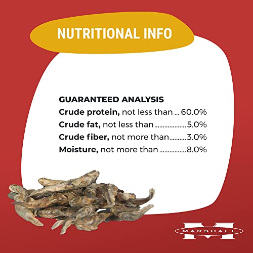 Marshall Pet Products Natural Grain And Gluten Free, High-Protein Extreme Freeze Dried Single Ingredient Treats, Munchy Minnows, For Ferrets, .3 Oz #TOP5