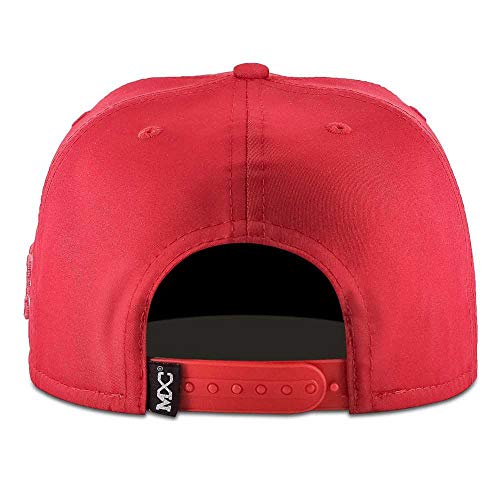 Boné MXC BRASIL Aba Reta Snapback Ajustável Big Dog Tamanho:Único;Cor:Vermelho