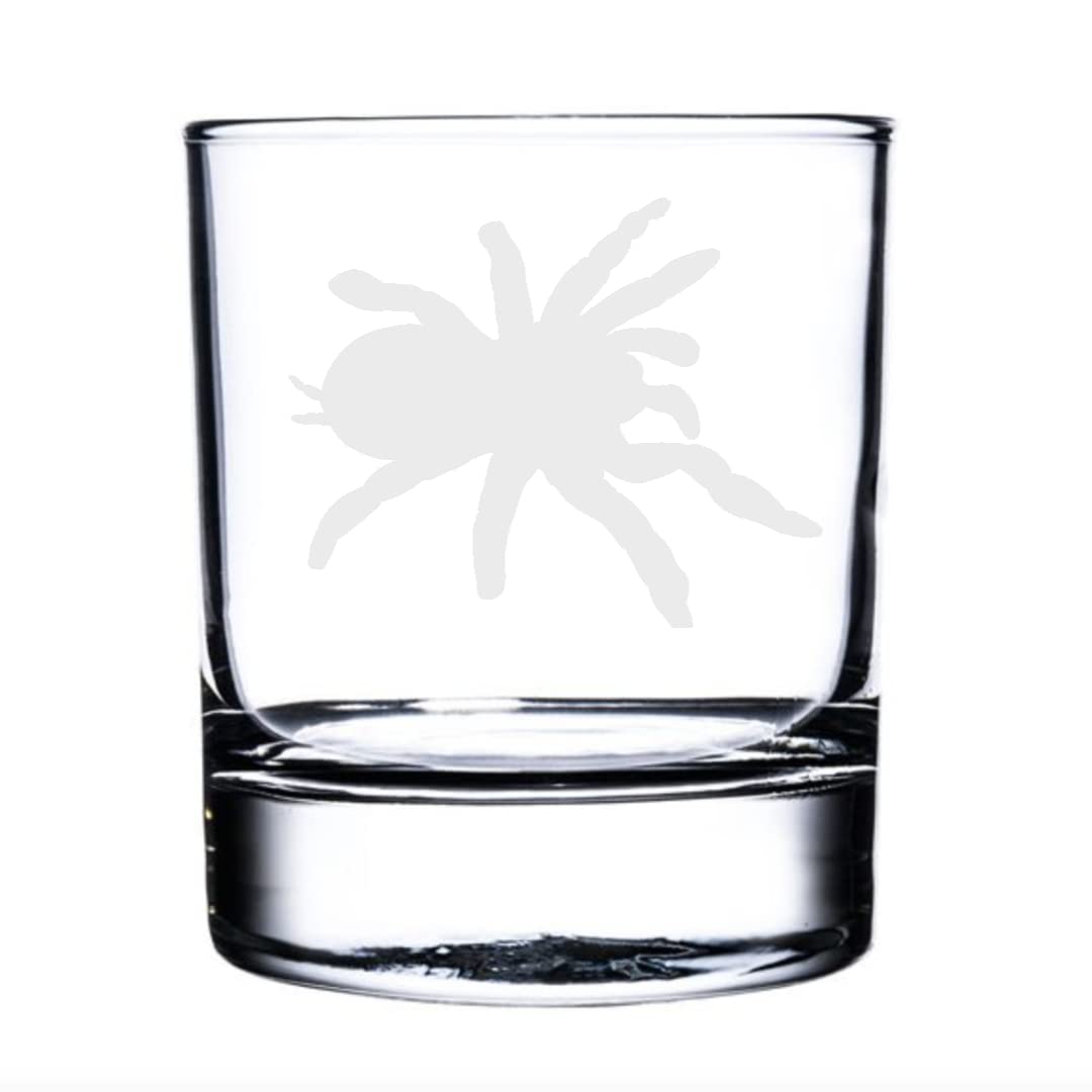 Tarantula Engraved Whisky Glass, Tarantula Gift, Tarantula Glass, Gift for Women, Gift for Men