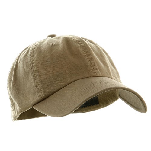 Mg Low Profile Dyed Cotton Twill Cap - Khaki W39S55D #TOP3