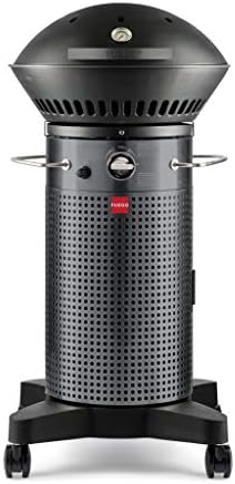 Fuego F21C-H Element Hinged Propane Gas Grill, Dark Gray