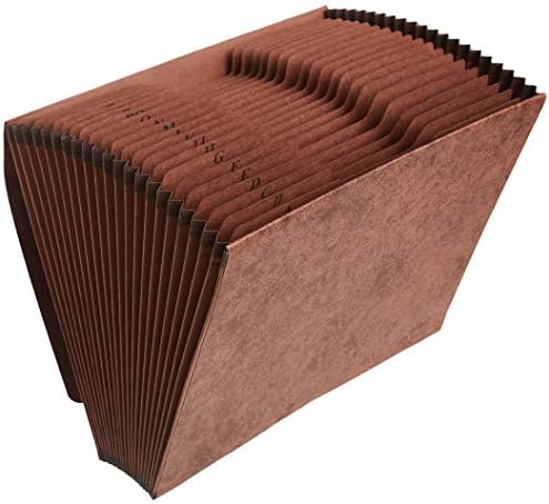 Pendaflex Heavy Duty Expanding File with Extra-Thick Cover, Tyvek Reinforced Edges, 21 Pockets, A–Z Tabs, Elastic Cord Closure, Letter Size (R117ALHD)