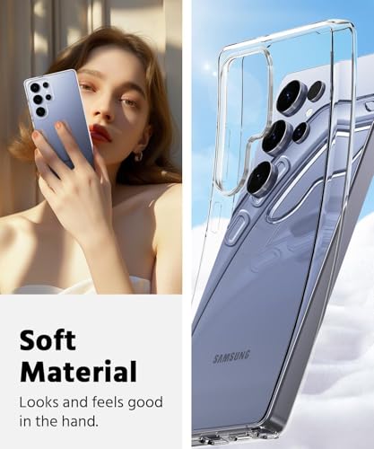 Image of NISHTECH for Premium Transparent Hybrid Soft Slim Dust Proof Back Case Cover with Camera Protection AS14