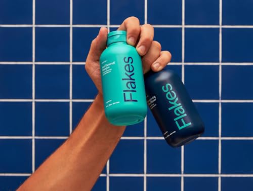 Anti Dandruff Shampoo & Conditioner for Dry & Flaky Scalp, 9 fl oz | Sulfate & Paraben Free for Healthy Hair | Hydrating Shampoo & Moisturizing Conditioner Set for Scalp Care, Cooling Peppermint